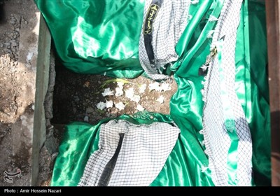 تشییع پیکرشهید محمد مهدی مهدی پور در قزوین
