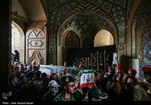 تشییع پیکرشهید محمد مهدی مهدی پور در قزوین