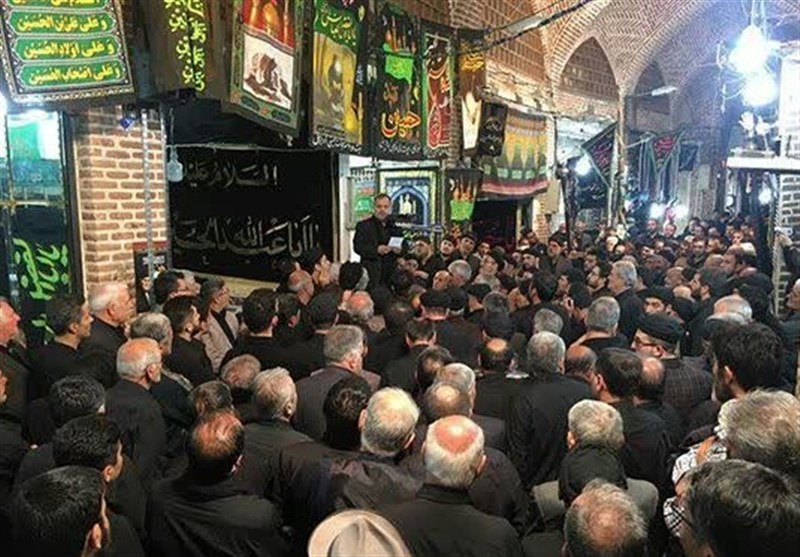 عهد عاشقی در بازار اردبیل/وقتی بازار‌یان برای حسین(ع) می‌گریند