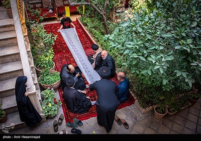 روضه خانگی منزل تاریخی طباطبائی در قم