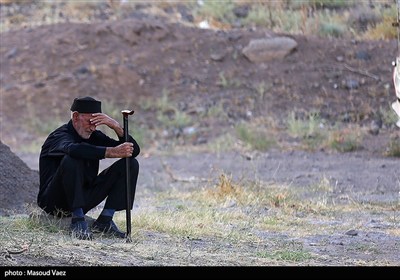 مراسم گرامیداشت شهدای روستای سرای شهرستان اسکو