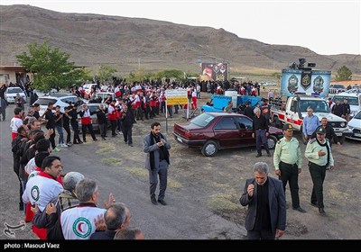 مراسم گرامیداشت شهدای روستای سرای شهرستان اسکو