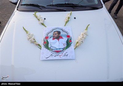 مراسم گرامیداشت شهدای روستای سرای شهرستان اسکو