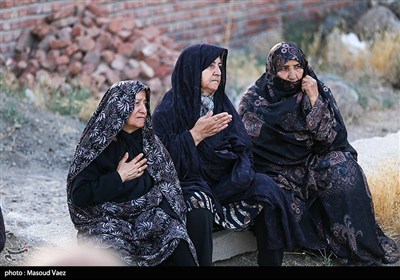 مراسم گرامیداشت شهدای روستای سرای شهرستان اسکو