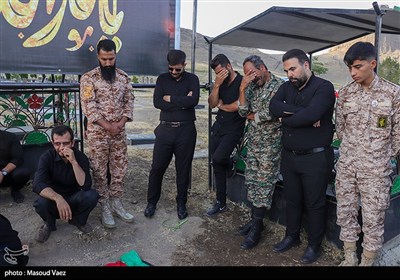 مراسم گرامیداشت شهدای روستای سرای شهرستان اسکو
