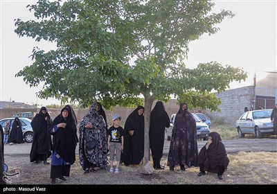 مراسم گرامیداشت شهدای روستای سرای شهرستان اسکو