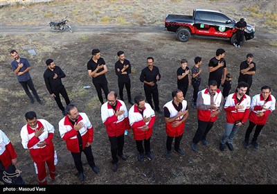 مراسم گرامیداشت شهدای روستای سرای شهرستان اسکو