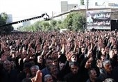 اجتماع عزاداران و سوگواران حسینی در خلخال و بیلهسوار