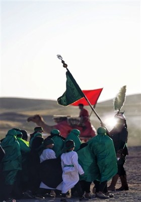 بازسازی باشکوه واقعه عظیم عاشورا در شهر قهستان