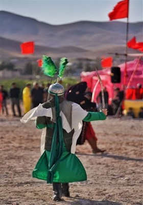 بازسازی باشکوه واقعه عظیم عاشورا در شهر قهستان