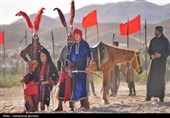 بازسازی باشکوه واقعه عظیم عاشورا در شهر قهستان + تصاویر