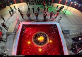 عزاداری باشکوه هیئت‌های مذهبی در میدان تاریخی ارگ کرمان