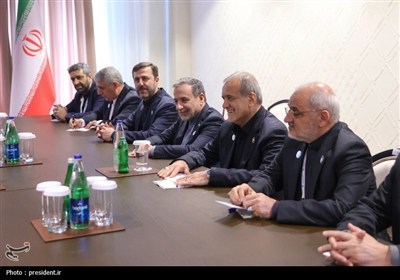 دیدار روسای جمهور ایران و تاجیکستان