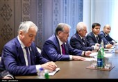 دیدار روسای جمهور ایران و تاجیکستان