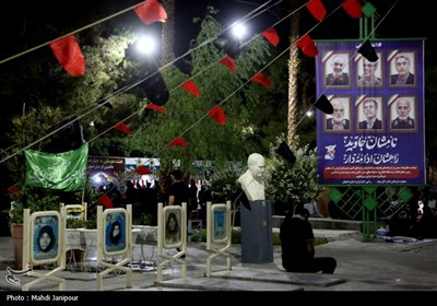 گلستان شهدای اصفهان میزبان عزادارن حسینی