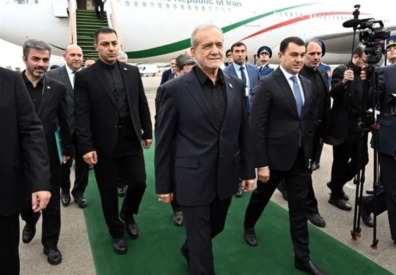 İran Cumhurbaşkanı Pezeşkiyan, Azerbaycan Cumhuriyeti&apos;nde