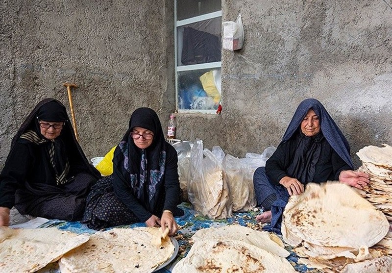 «نذر نان»؛ آیینی زنانه در روستای لاسجرد