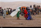 بزرگترین تعزیه میدانی کشور در صحرا رود فسا برگزار شد