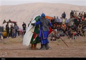 بزرگترین تعزیه میدانی کشور در صحرا رود فسا برگزار شد