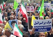 مسیرات &quot;جمعة الغضب والنصر&quot; فی انحاء ایران استنکاراً لحصار أهالی غزة