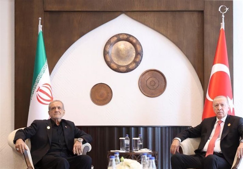 دیدار پزشکیان و اردوغان در باکو