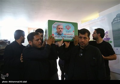 تشییع پیکر شهید سرلشگر محمد سعید ایزدی و جانباز شهید محمد آقازیارتی - قم