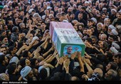 تشییع پیکر شهید سرلشگر محمد سعید ایزدی و جانباز شهید محمد آقازیارتی - قم