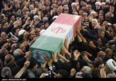 تشییع پیکر شهید سرلشگر محمد سعید ایزدی و جانباز شهید محمد آقازیارتی - قم