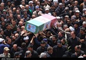 تشییع پیکر شهید سرلشگر محمد سعید ایزدی و جانباز شهید محمد آقازیارتی - قم