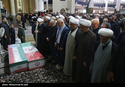 تشییع پیکر شهید سرلشگر محمد سعید ایزدی و جانباز شهید محمد آقازیارتی - قم