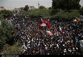 تشییع پیکر شهید سرلشگر محمد سعید ایزدی و جانباز شهید محمد آقازیارتی - قم