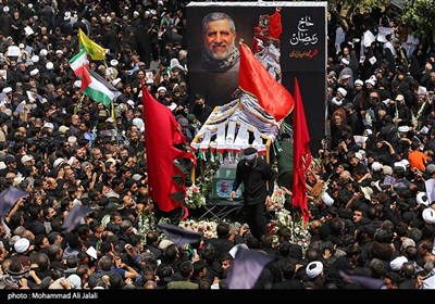 تشییع پیکر شهید سرلشگر محمد سعید ایزدی و جانباز شهید محمد آقازیارتی - قم