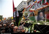 تشییع پیکر شهید سرلشگر محمد سعید ایزدی و جانباز شهید محمد آقازیارتی - قم