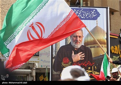 تشییع پیکر شهید سرلشگر محمد سعید ایزدی و جانباز شهید محمد آقازیارتی - قم
