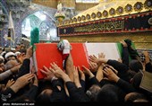 تشییع پیکر شهید سرلشگر محمد سعید ایزدی و جانباز شهید محمد آقازیارتی - قم