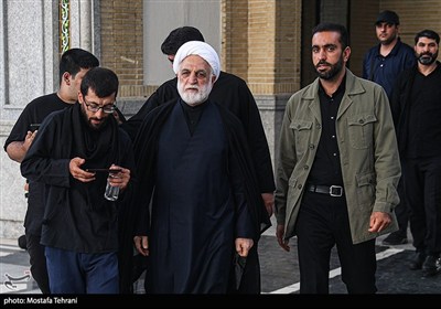 حجت الاسلام غلامحسین محسنی اژه‌ای رئیس قوه قضائیه در پاسداشت سپهبد شهید حسین سلامی