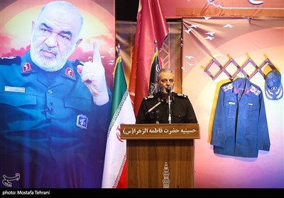 امیر سید عبدالرحیم موسوی فرمانده ستاد کل نیرو های مسلح در پاسداشت سپهبد شهید حسین سلامی