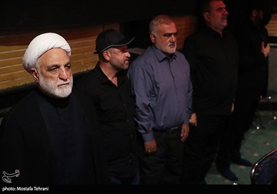 حجت الاسلام غلامحسین محسنی اژه‌ای رئیس قوه قضائیه در پاسداشت سپهبد شهید حسین سلامی