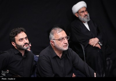 مراسم عزاداری شب تاسوعای حسینی (ع) در حسینیه امام خمینی (ره)