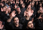 مراسم عزاداری شب تاسوعای حسینی (ع) در حسینیه امام خمینی (ره)