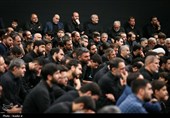 مراسم عزاداری شب تاسوعای حسینی (ع) در حسینیه امام خمینی (ره)