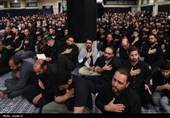 مراسم عزاداری شب تاسوعای حسینی (ع) در حسینیه امام خمینی (ره)