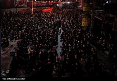 عزاداری شب تاسوعای حسینی در هیأت ریحانه الحسین