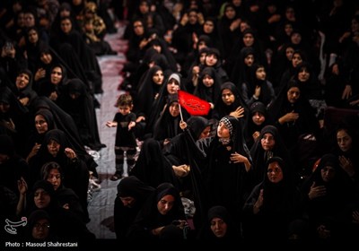 عزاداری شب تاسوعای حسینی در هیأت ریحانه الحسین
