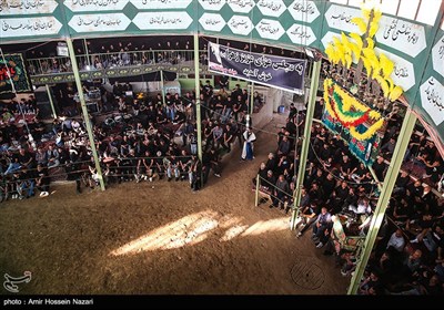 آیین تعزیه خوانی در روستای حصار - قزوین
