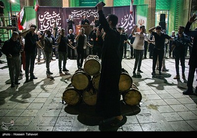 مراسم عزاداری شب تاسوعای حسینی (ع) در کیش