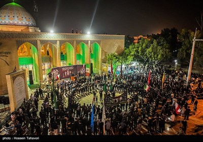 مراسم عزاداری شب تاسوعای حسینی (ع) در کیش