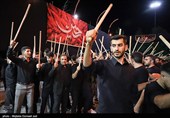 مراسم عزاداری شاه حسین گویان شب تاسوعای حسینی در ارومیه
