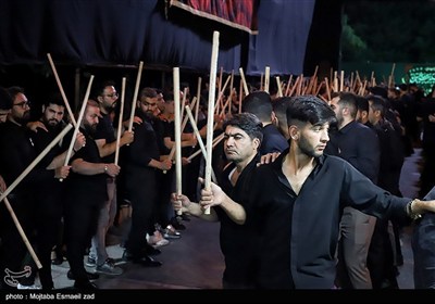 مراسم عزاداری شاه حسین گویان شب تاسوعای حسینی در ارومیه