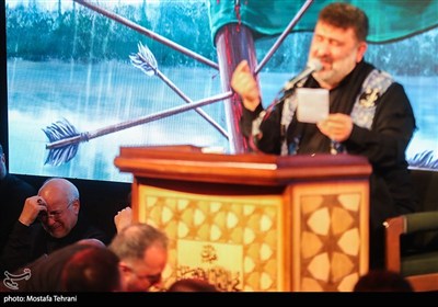 مراسم عزاداری روز تاسوعا با حضور محمد باقر قالیباف رئیس مجلس شورای اسلامی 